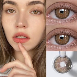 Lentes Contacto Cleopatra Hazel Mi22-a Gama Miel Freshlady