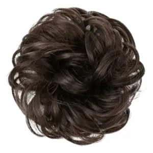 Postizo De Pelo Sintetico Maxi Rodete Mágico #4/30 Castaño Oscuro y Rojizo