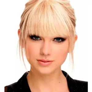 Mini Flequillo Postizo Pelo orgánico Coletas Lateral - #24/105 Rubio Miel y Rubio Extra Claro