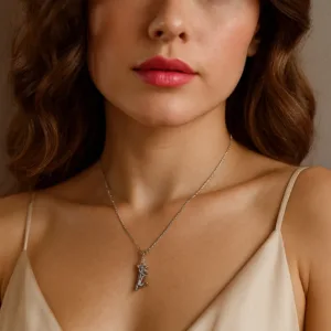 Dije Pareja Enamorados Abrazada No Se Separan Acero Quirurgico PLateado - San Valentín