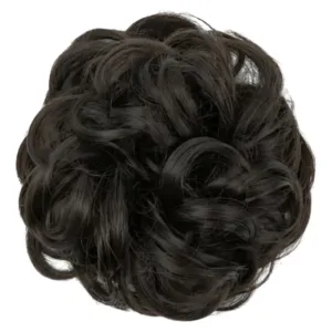 Postizo De Pelo Sintetico Maxi Rodete Mágico #4 Castaño Oscuro