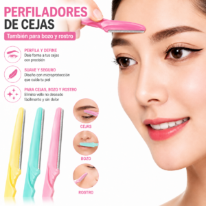 3 Perfiladores Refiladores De Cejas Bozo Axilas Ingle