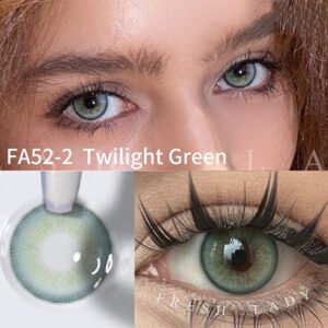 Lentes De Contacto TWILIGHT GREEN gama de verdes FA52-2 FreshLady