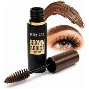 Mascara Pestañas Marron Brown Addict Pink21 Volume Define Marrón