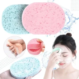 2u Esponja Especial Limpieza Cutis Soft Redonda U Ovalada