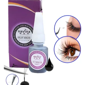 Pegamento Extensiones De Pestañas Navina Caja Violeta 2 Seg