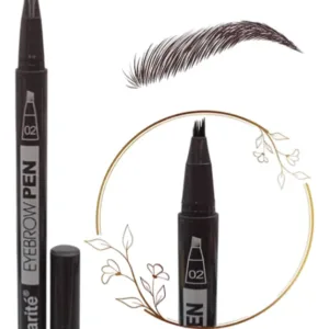 Karite Eyebrow Microblading Pen Con Pincel Cepillo Cejas - 02 Marrón Oscuro