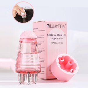 Aplicador Portátil Mini de 6ml rodillos Esférico Acero para Nutrir y Reafirmar el Cabello