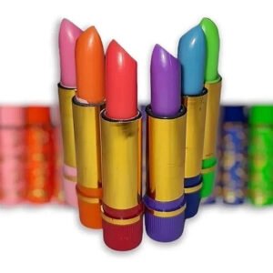 Set De 6 Labiales Tinta Mágicos 6 Tonos Maquillaje De Labios