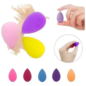 Set de 3 Mini Esponjas Kawaii Para Maquillaje