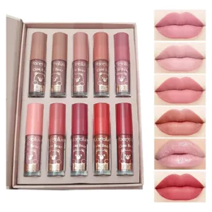 Set 12 Mini Labiales Liquido Matte Velvet C/caja Moc Allure