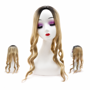 Peluca Topper Bisoñé Opaca Estética 50cm Sin Flequillo #22A88B/15/85
