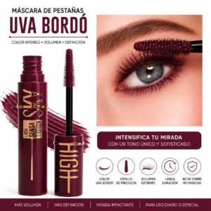 Mascara De Pestañas High Sky Uva Bordó By Miss Lara