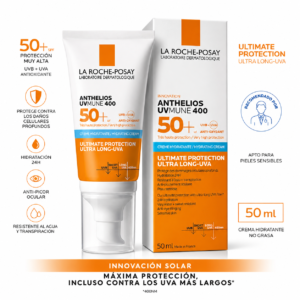 Protector solar La Roche-Posay Anthelios UVMUNE 400 50FPS en crema INCOLORO 50mL
