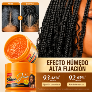 Gel Shine Para Definición De Trenzas Africanas Peinados