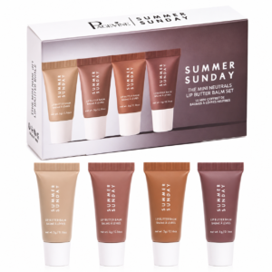 Set X4 Bálsamos Labiales Tonos Nude Hidratantes Summer Sunday