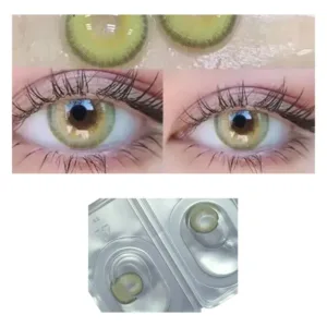 Freshlady Genérico Lentes Contacto LA Girl GREEN verdes 14.5
