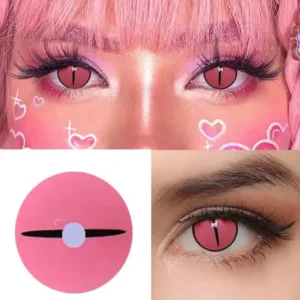 Lentes Contacto Lalens Fantasia Kamado Nezuko Ghost Cosplay