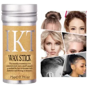 Barra De Cera Fijadora Para El Cabello Dañado Ikt Anti Frizz