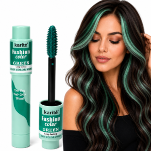 Tintura Temporal De Color Para El Cabello Y Pestañas Karité - Color Verde