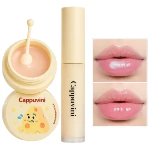 Cappuvini Cheese Set Mascarilla Labial Lip Care 2 En 1