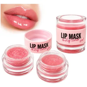 Lip Mask y Lip Scrub Mascarilla Y Exfoliante Labios By Ushas